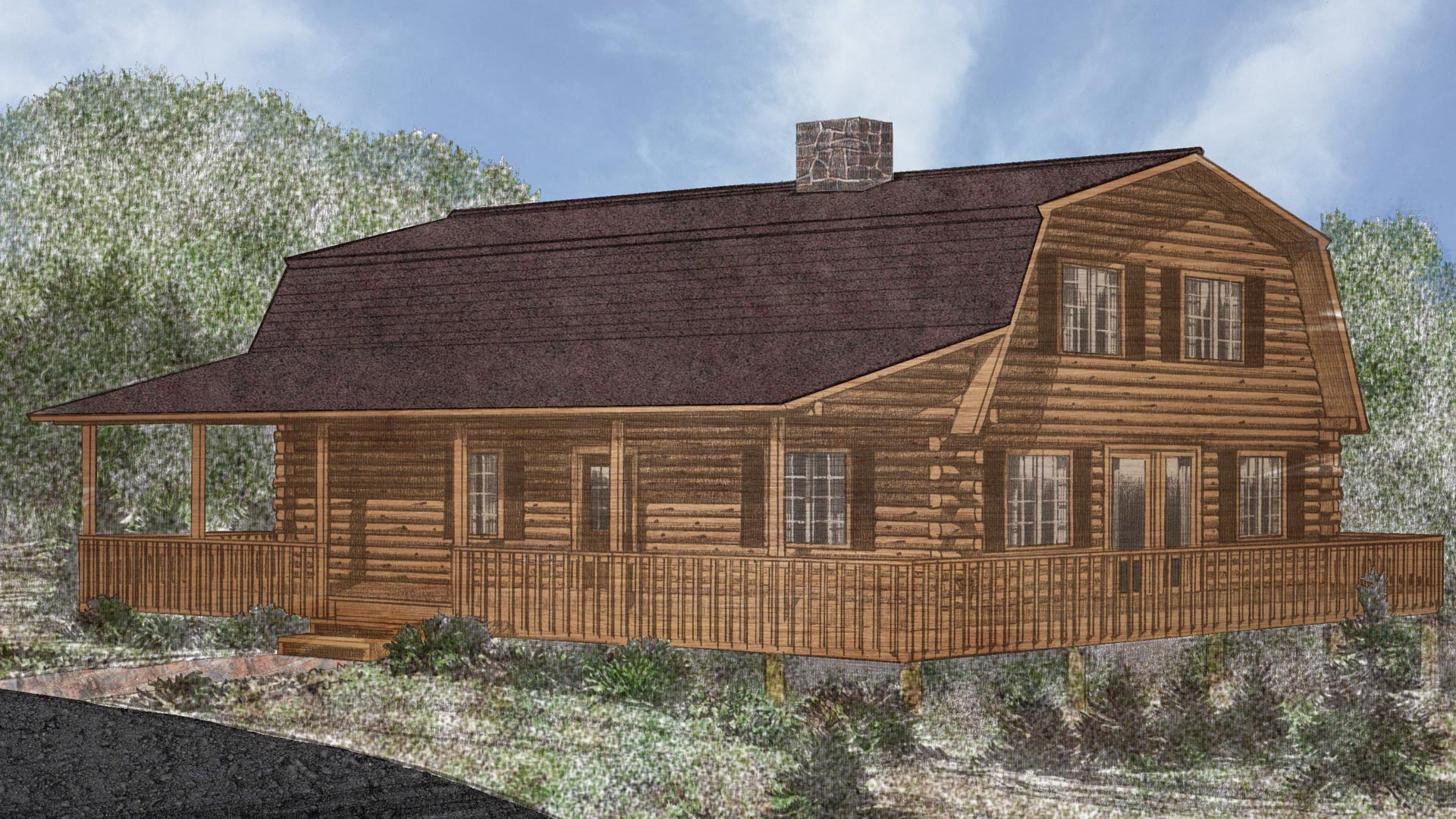 The Hancock Northeastern Log Homes